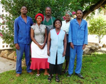 Some of our hostel staff