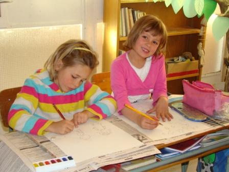 Students in classroom
